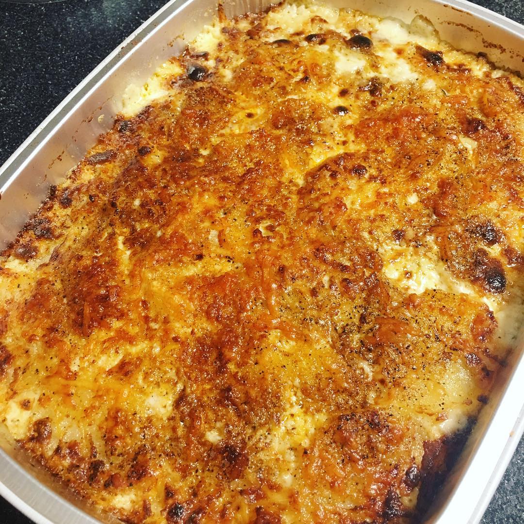 Garlic and Fresh Thyme Scalloped Potatoes